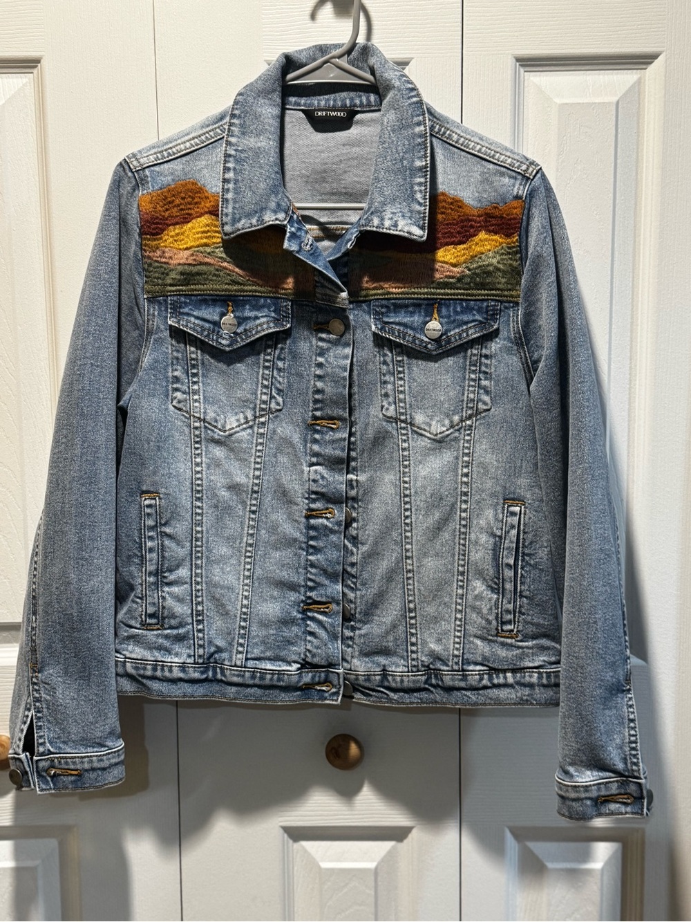 Driftwood Desert Landscape Denim Jacket , NWOT - Picture 5 of 10